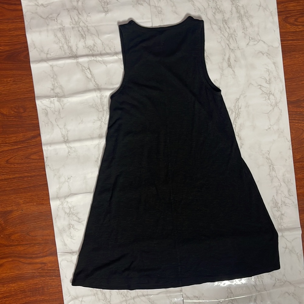 Madewell high point black tank dress medium - Picture 8 of 9
